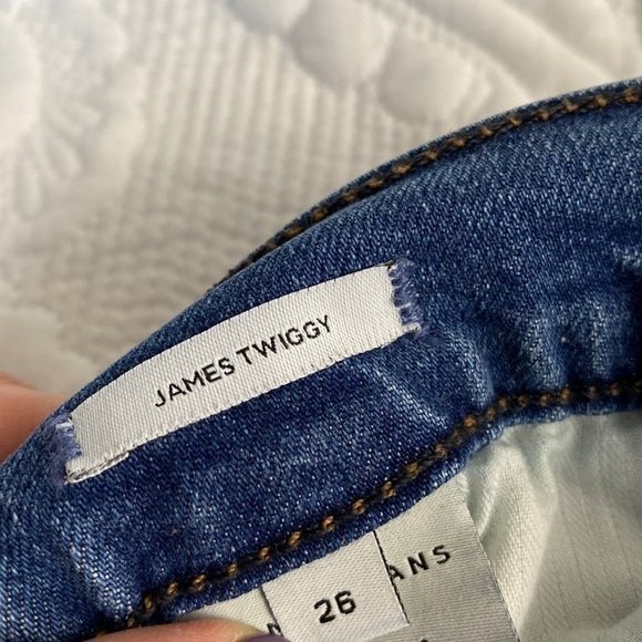 James Jeans Twiggy Throwback skinny jeans raw hem size 26 - Picture 6 of 10